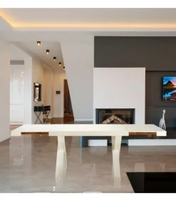 Tokio 180 Frassino Bianco: Design Elegante Con Sistema Di Allunga Brevettato