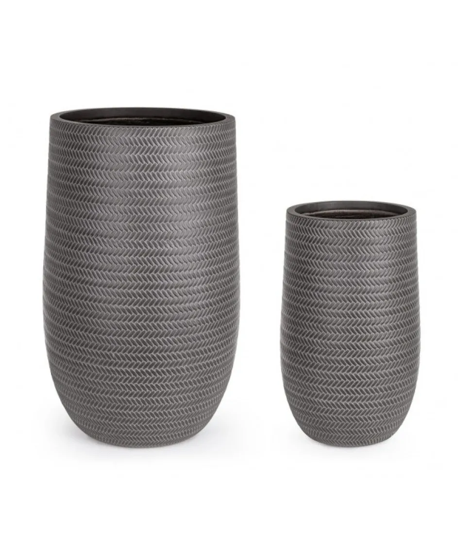 Tressage Set 2 Vasi Alto