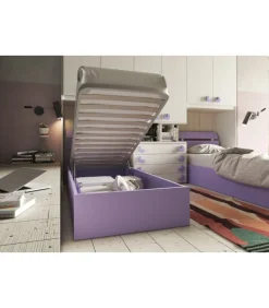 Tris, Letto Singolo Con Contenitore Per Cameretta