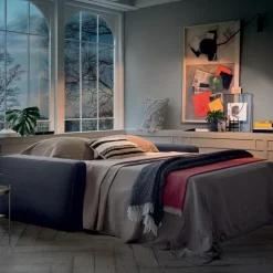 Tyson, Comodo Divano E Pratico Letto Dalle Linee Solide