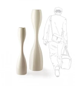 Vaso D'Arredo In Polietilene, Per Indoor E Outdoor. Disponibile Nelle Finiture Bianca E Nera.