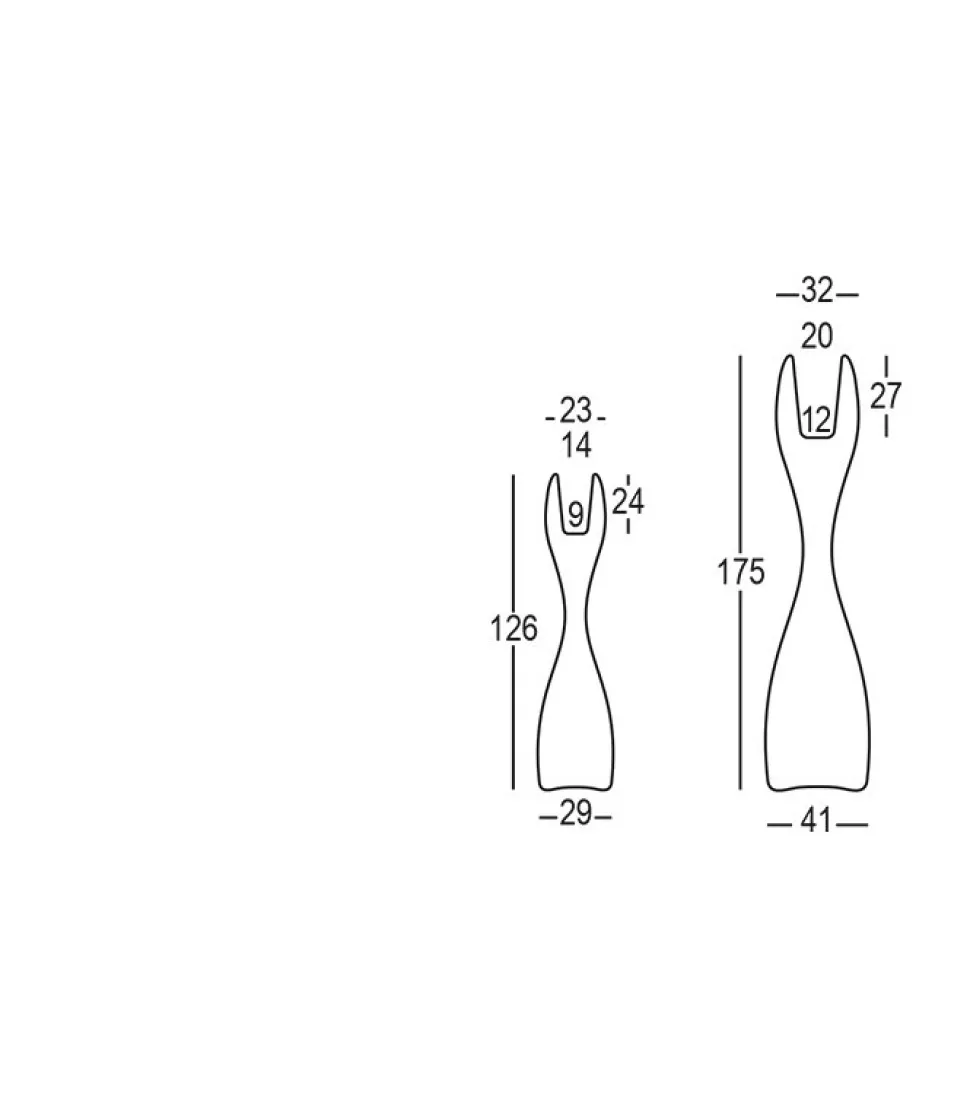 Vaso D'Arredo In Polietilene, Per Indoor E Outdoor. Disponibile Nelle Finiture Bianca E Nera.