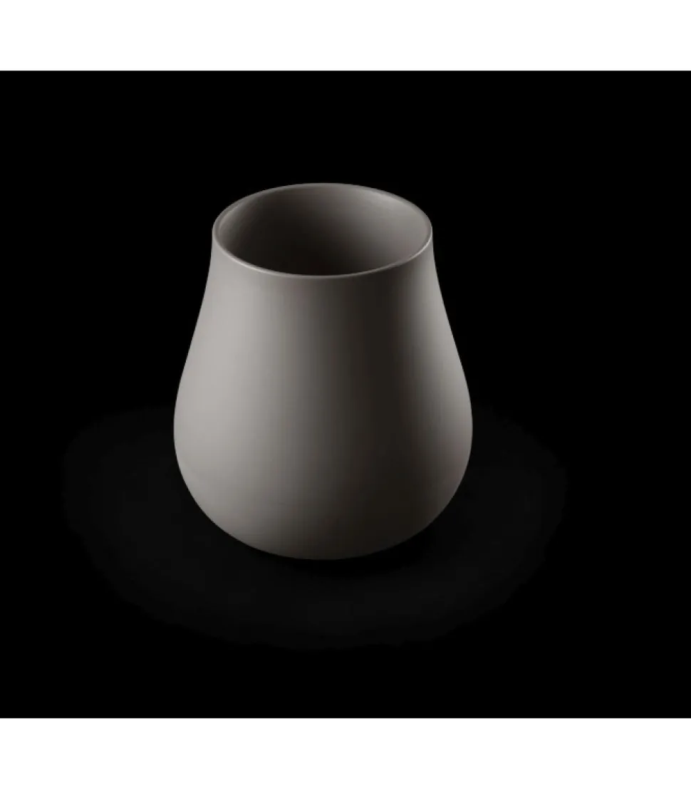 Vaso Drop Di Plust, Accessoriabile Di Luce A Led E Kit Di Fissaggio A Terra.