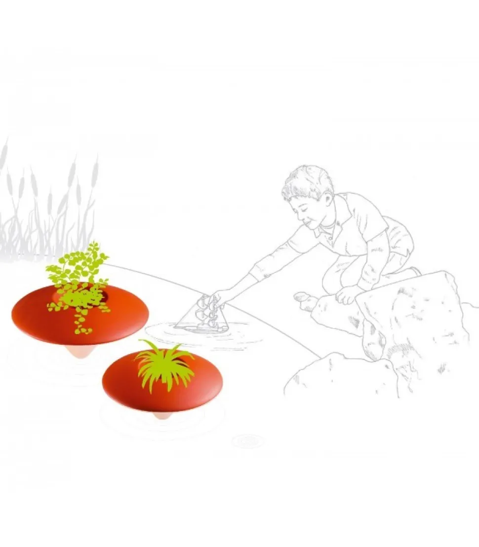 Vaso Galleggiante In Polietilene Per Outdoor, Disponibile In Due Dimensioni E Tre Colori.