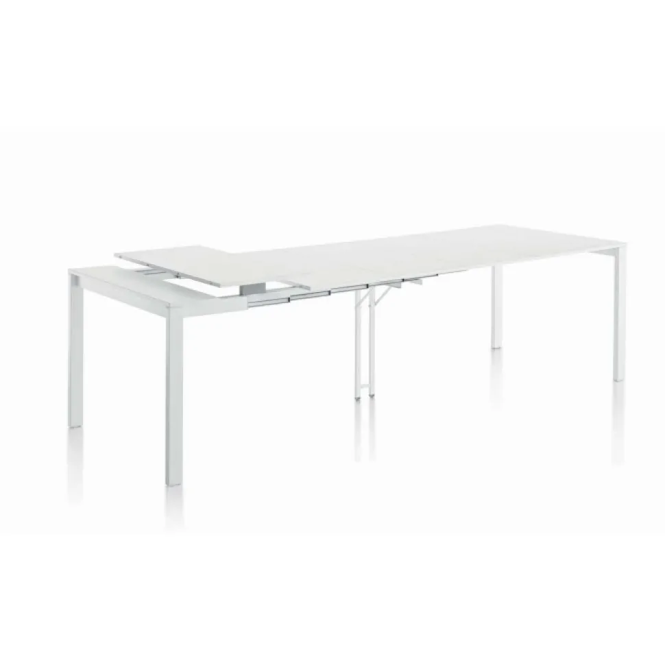 Vega Plus, Consolle Allungabile Da 90 E 130 Cm Che Puo' Ospitare Fino A 12 Posti